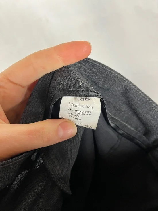 St. Croix Dark Gray Wool Blend Men's Dress Pants Slacks - Picture 5 of 5